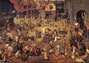 The fright between Carnival and Lent BRUEGEL, Pieter the Elder